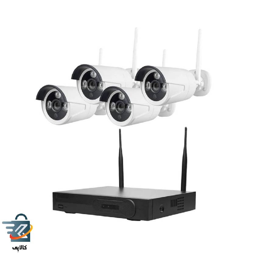 پکیج وای فای دوربین مداربسته 5MP بی سیم (wireless)
