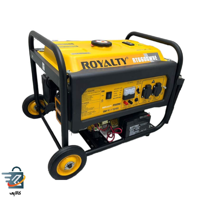 موتور برق ۴ کیلووات بنزینی ژاپن Royalty-RT6600WHE